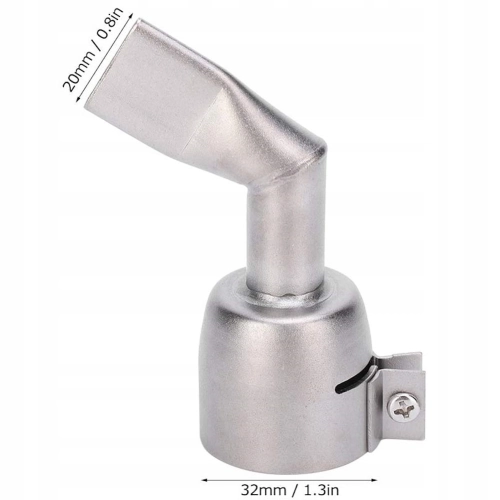 DYSZA SZCZELINOWA 20mm 60° DO PLANDEK PCV MEMBRAN DACH LEISTER STEINEL HERZ