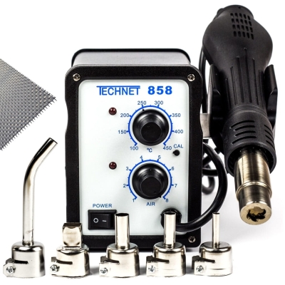 858 SPAWARKA do PLASTIKU 4x DYSZE+SUPER DYSZA STACJA LUTOWNICZA ZGRZEWARKA