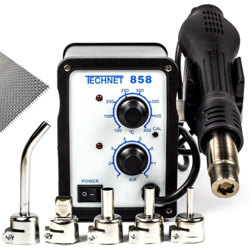 858 SPAWARKA do PLASTIKU 4x DYSZE+SUPER DYSZA STACJA LUTOWNICZA ZGRZEWARKA