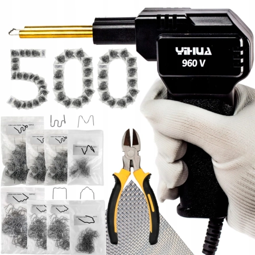 ZSZYWARKA do PLASTIKU 500x ZSZYWKI SIATKA SPAWARKA ZGRZEWARKA ZSZYWACZ 960V