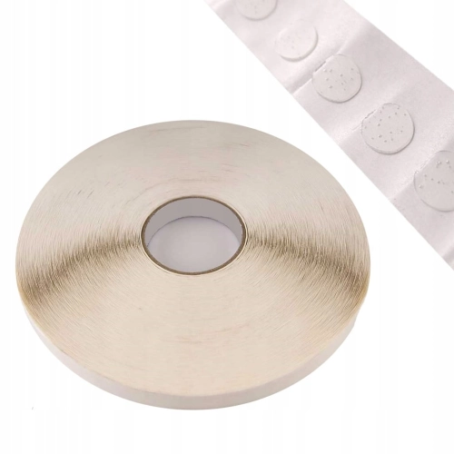 8 TYSIĘCY KLEJACYCH ŻELEK Ø12mm ŚREDNIOLEPKIE ŻELKI KLEJĄCE KROPKI KLEJU