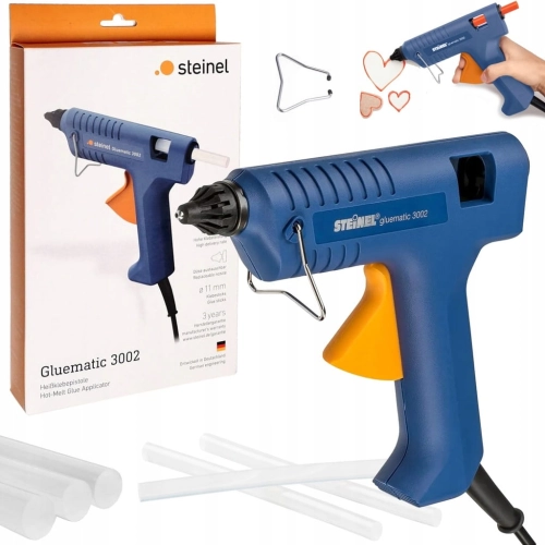 PISTOLET DO KLEJU NA GORĄCO Steinel Gluematic 3002 + 3szt KLEJ ST333317