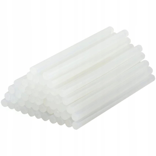 KLEJ NA GORĄCO DO PISTOLETU 11mm TERMOTOPLIWY W LASKACH BEZBARWNY 1KG
