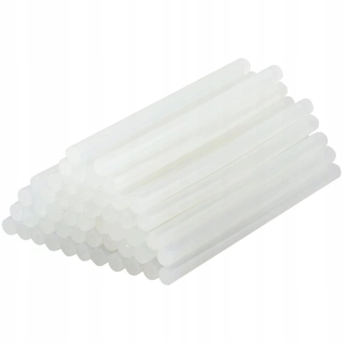 KLEJ NA GORĄCO DO PISTOLETU 11mm TERMOTOPLIWY W LASKACH BEZBARWNY 1KG