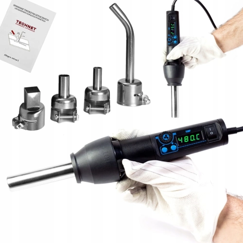 SPAWARKA do PLASTIKU 8858-I LUTOWNICA ZGRZEWARKA ZGRZEWACZ HOT-AIR 480°C