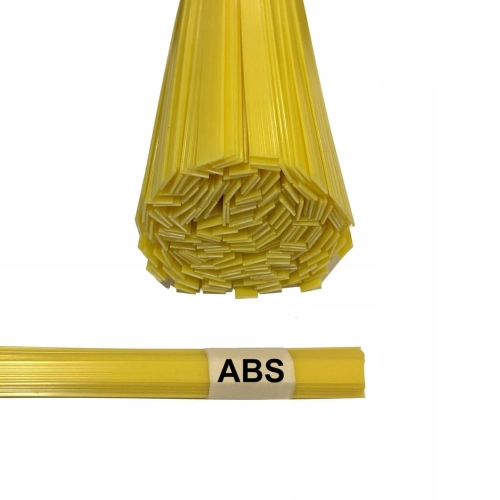 ABS PASEK 100g ŻÓŁTY PLASTIK SPOIWO do PLASTIKU MIX SPAWARKA do PLASTIKU