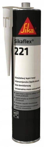 Sikaflex 221CZARNY 300ml Klej uniwersalny uszczelniacz masa usczelniająca