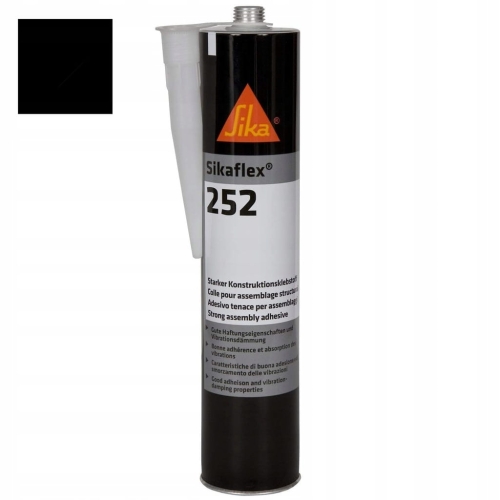 Sikaflex 252 300ml CZARNY Klej poliuretan uszczelniacz