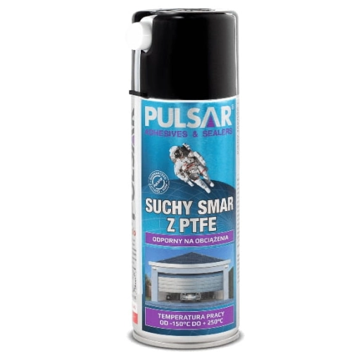 SUCHY SMAR Z PTFE TEFLONOWY 400ml Smarowanie Aerozol PULSAR