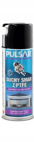 SUCHY SMAR Z PTFE TEFLONOWY 400ml Smarowanie Aerozol PULSAR