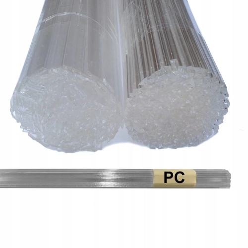 PC 50g TRANSPARENTNE TWORZYWO SPAWARKA do PLASTIKU SPOIWO PLASTIK PROFILE
