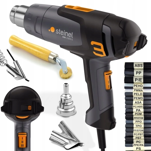 PROFESJONALNA SPAWARKA do PLASTIKU 2000W ST089764 HM1920E Steinel + SPOIWO