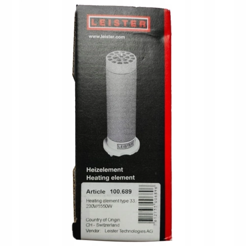 GRZAŁKA ELEMENT GRZEJNY Leister 33 do TRIAC S, DIODE S kod: 100.689