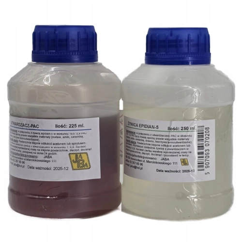 MOCNY KLEJ EPODYKSOWY ŻYWICA EPIDIAN 5 250ml + PAC UTWARDZACZ 225ml