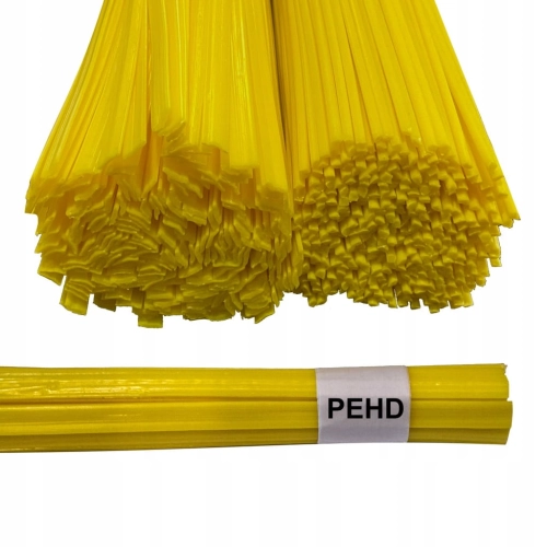 PEHD 100g ŻÓŁTY PLASTIK SPOIWO do PLASTIKU MIX SPAWARKA do PLASTIKU