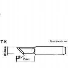 GROT T-K DO LUTOWNICY DO SPAWARKI Yihua PT Technet 936 937D 907A