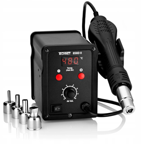 Spawarka do plastiku ZGRZEWARKA 6x DYSZA 6x PLASTIK 2x SIATKA BUT HQ 858DII