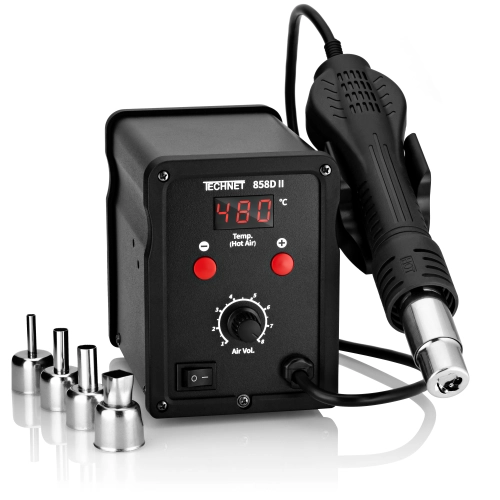 Spawarka do plastiku Technet 858D-II + Zszywarka do plastiku Technet ZT6 (Z2)