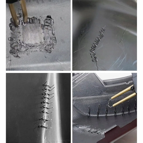 PROFESJONALNA SPAWARKA + ZSZYWARKA do PLASTIKU 852D+ ZT4 ZESTAW NAPRAWCZY