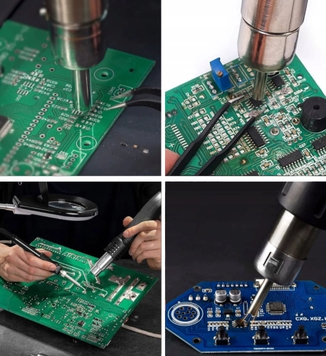 PROFESJONALNA SPAWARKA do PLASTIKU ZGRZEWARKA 4x DYSZA + SUPER DYSZA 852D+