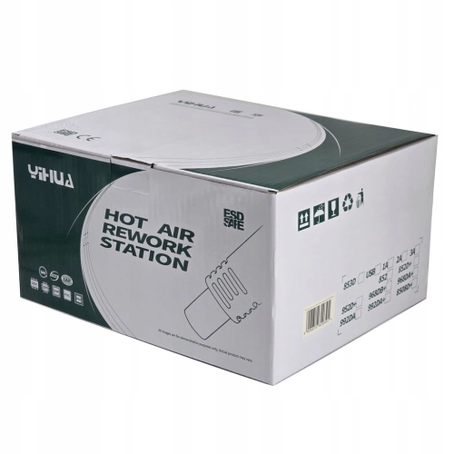 PROFESJONALNA SPAWARKA do PLASTIKU ZGRZEWARKA 4x DYSZA + SUPER DYSZA 852D+