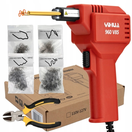 PROFESJONALNA SPAWARKA do PLASTIKU i ZSZYWARKA do PLASTIKU ZGRZEWARKA 852D+