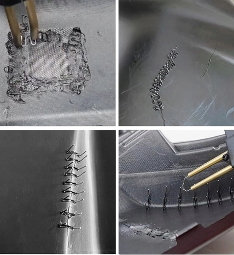 PROFESJONALNA SPAWARKA do PLASTIKU i ZSZYWARKA do PLASTIKU ZGRZEWARKA 852D+