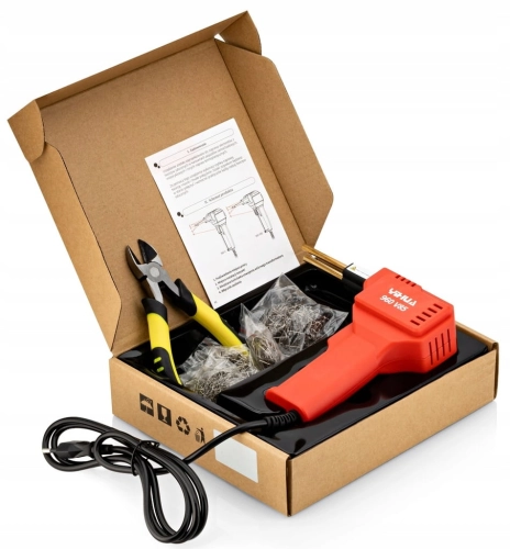 PROFESJONALNA SPAWARKA do PLASTIKU i ZSZYWARKA do PLASTIKU ZGRZEWARKA 852D+