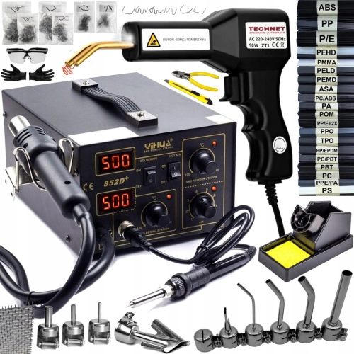 PROFESJONALNA SPAWARKA do PLASTIKU + ZSZYWARKA ZGRZEWARKA ZSZYWACZ ZSZYWKI