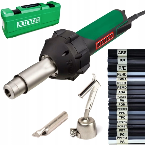 PROFESJONALNA SPAWARKA do PLASTIKU 1600W Leister TRIAC ST 141.227 + SPOIWO
