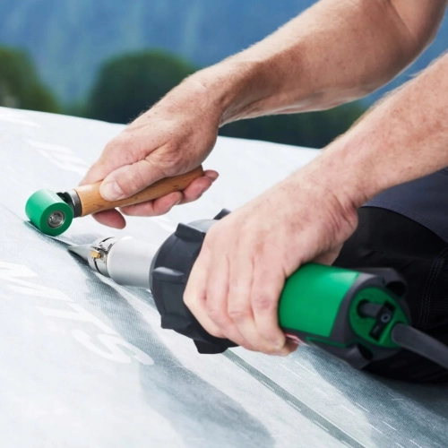 PROFESJONALNA SPAWARKA do PLASTIKU 1600W Leister TRIAC ST 141.227 + SPOIWO